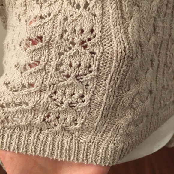 FREE PEOPLE Knitted beige pullover - Picture 3 of 6